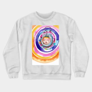 Sun Girl Mandala Crewneck Sweatshirt